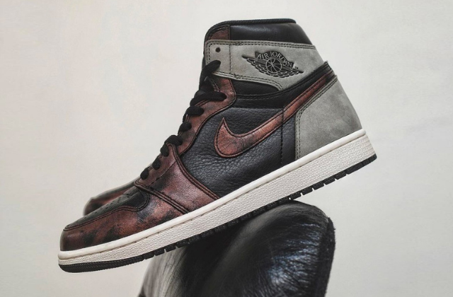 Rust hot sale jordan 1